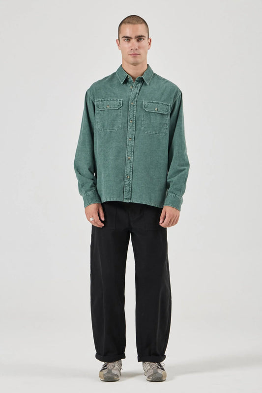 Grid Cord LS Shirt
