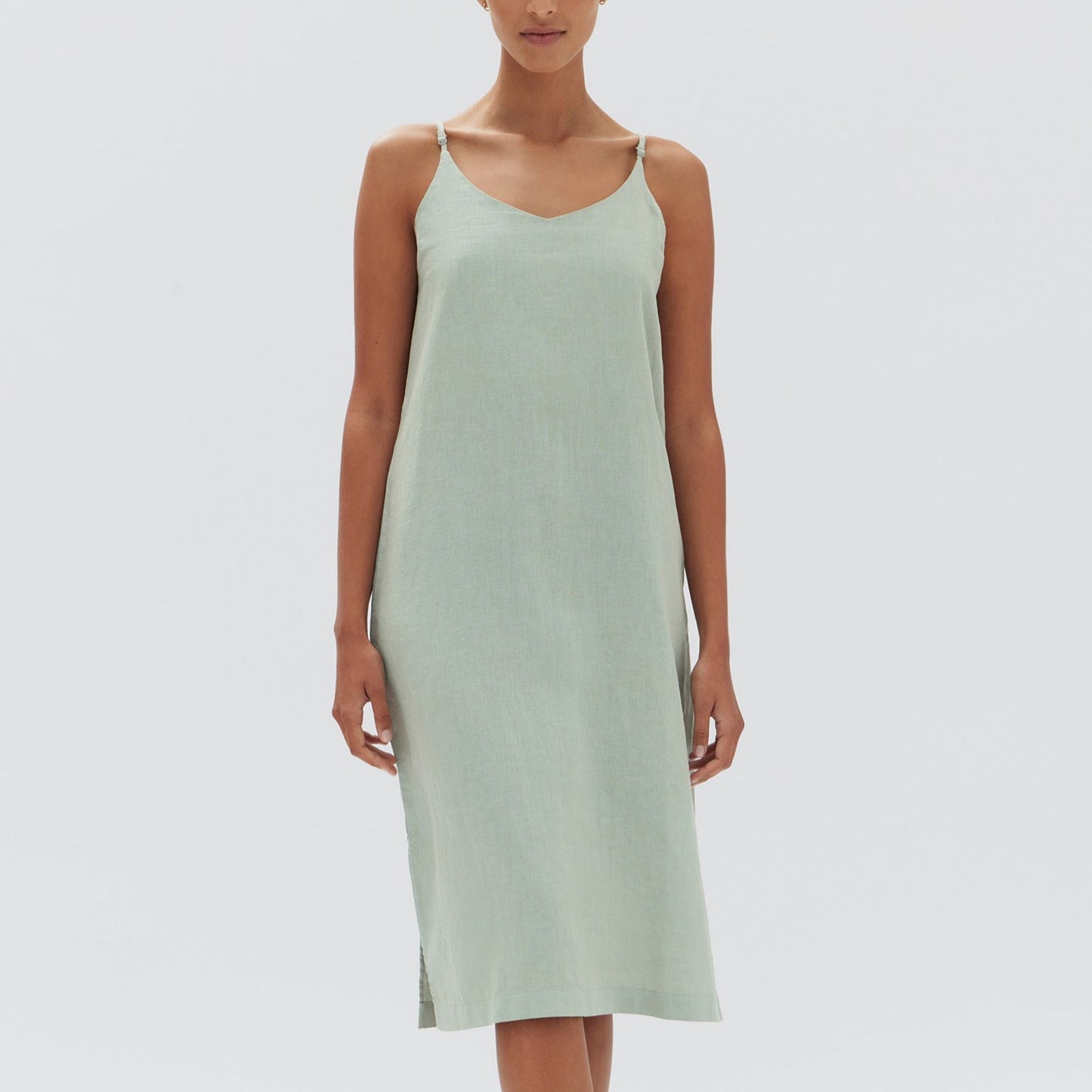 Linen Slip Dress