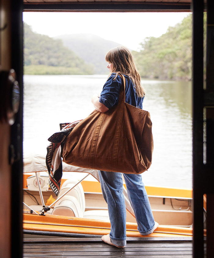 Market Carry All Canvas Tote Bag
