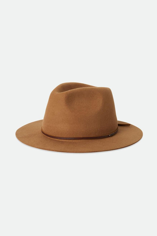 Wesley Fedora - Golden Brown