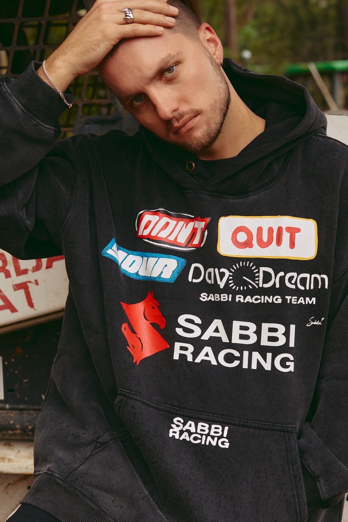 Dont Quit Your Day Dream Hoodie - Black
