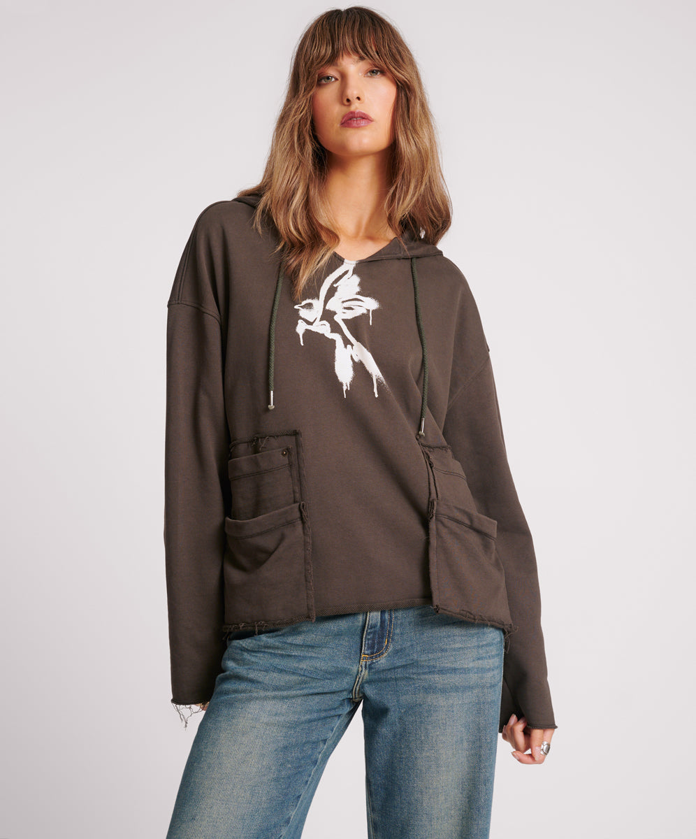 Graffiti Bird Hoodie