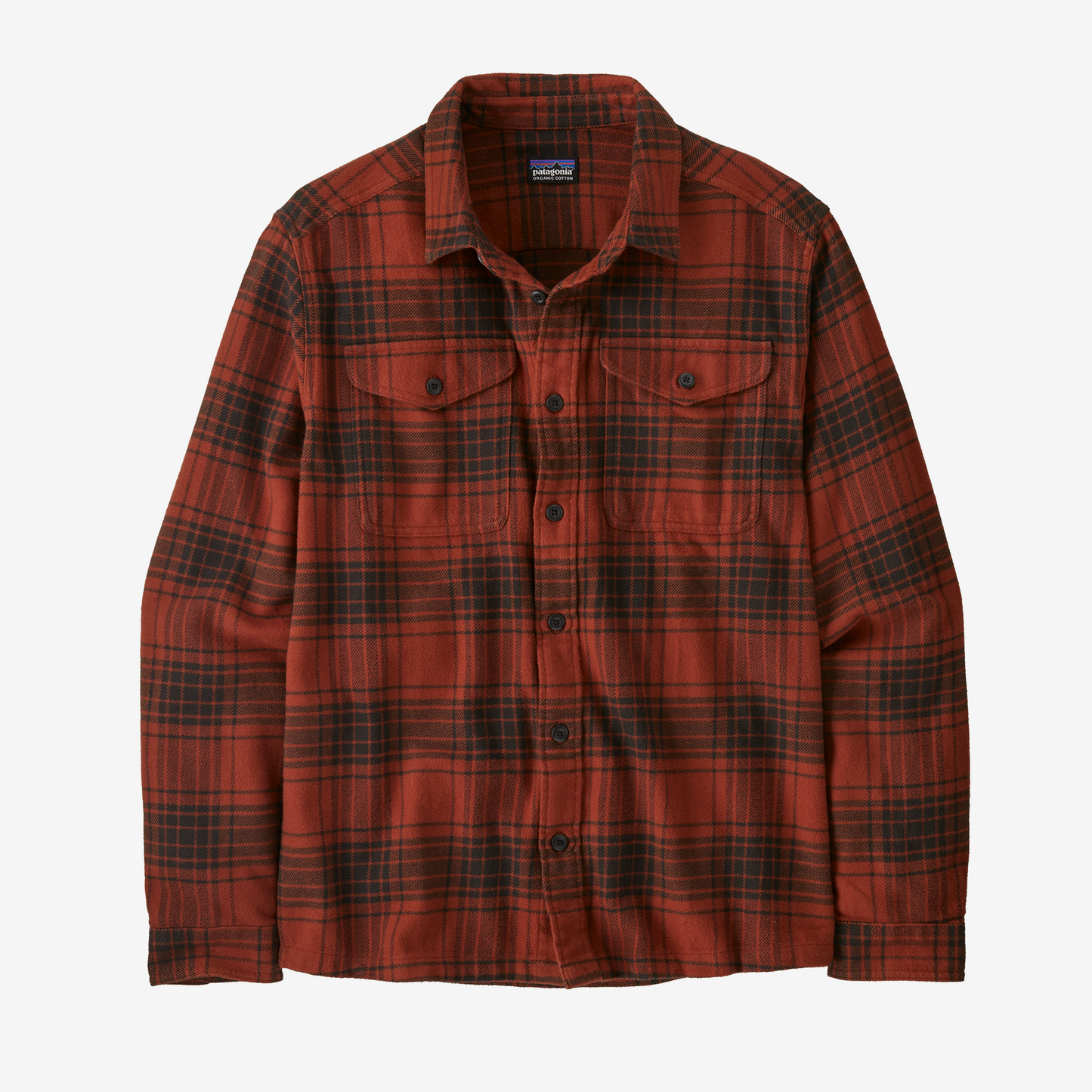 Fjord Flannel Shirt Cascade: Burnished Red