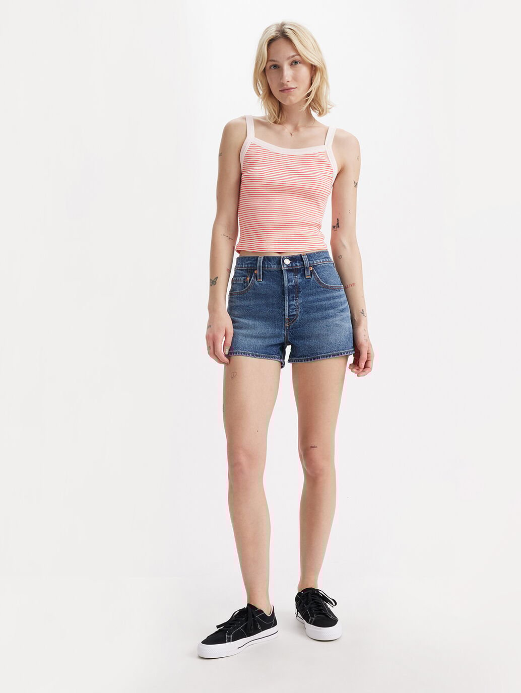 501 Original Short Broken Midnight