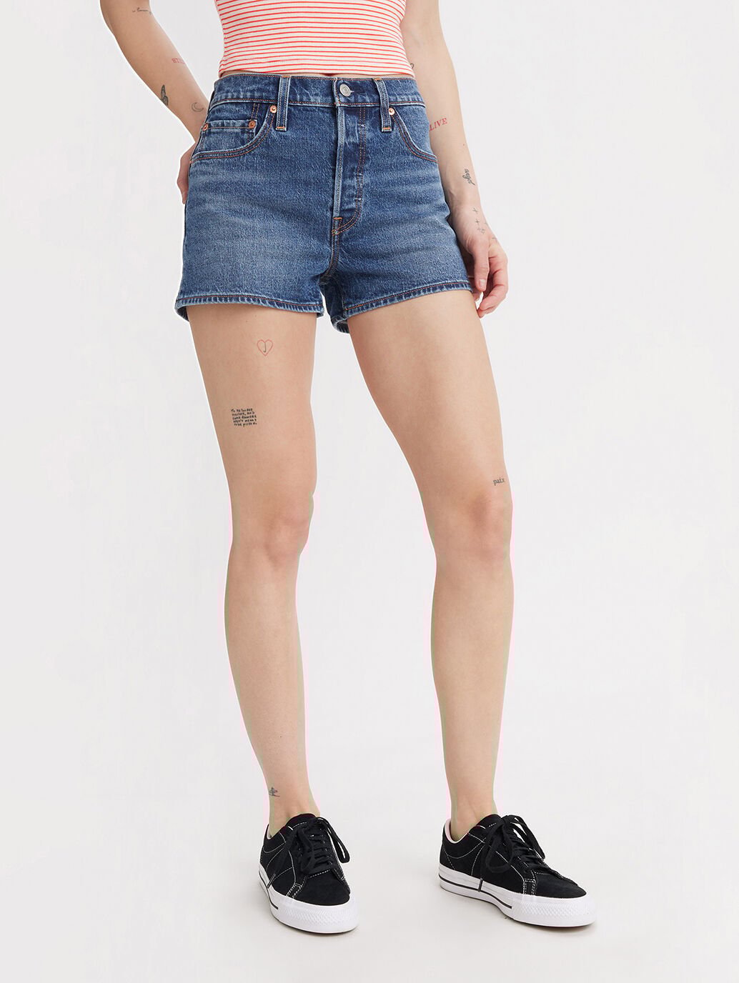 501 Original Short Broken Midnight