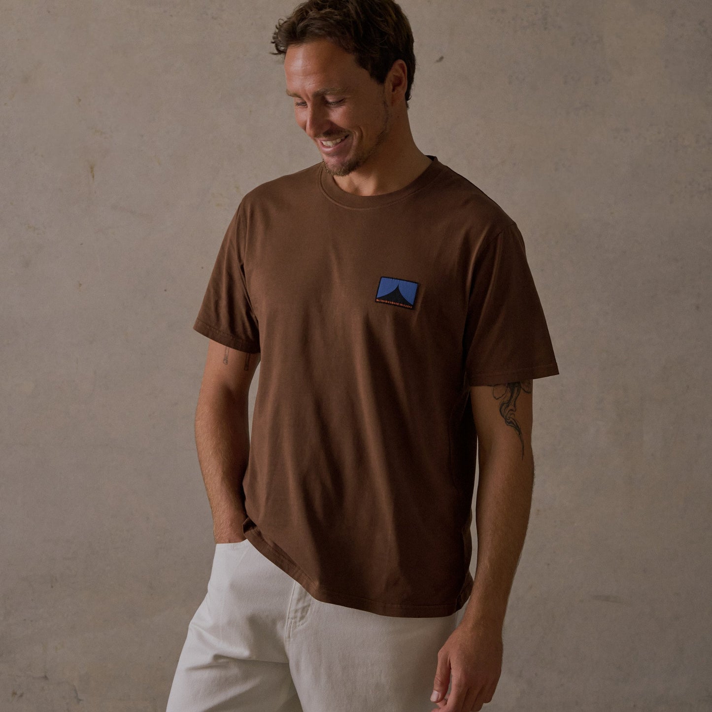 Board Builders Tee Brown