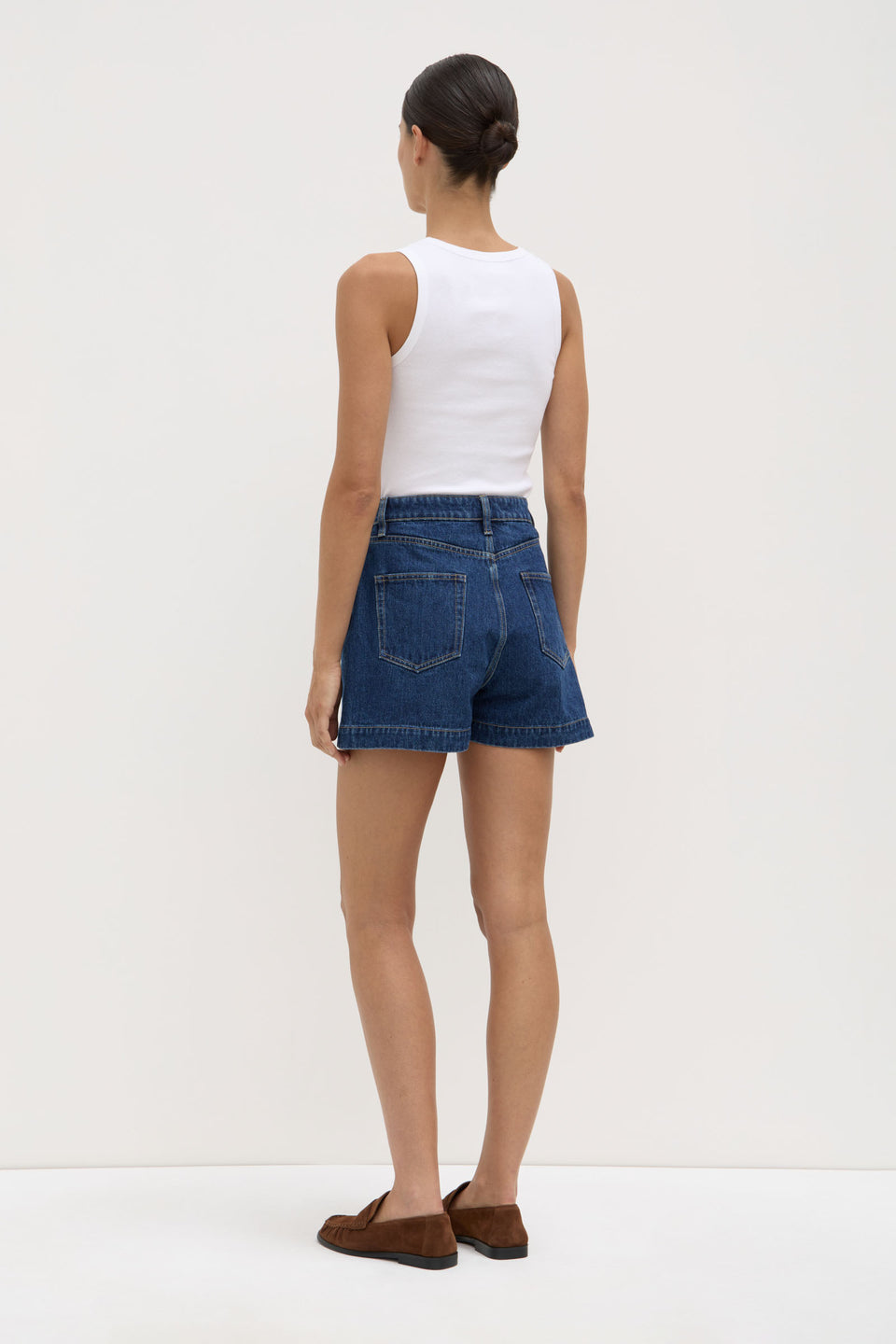 Boxy Denim Short