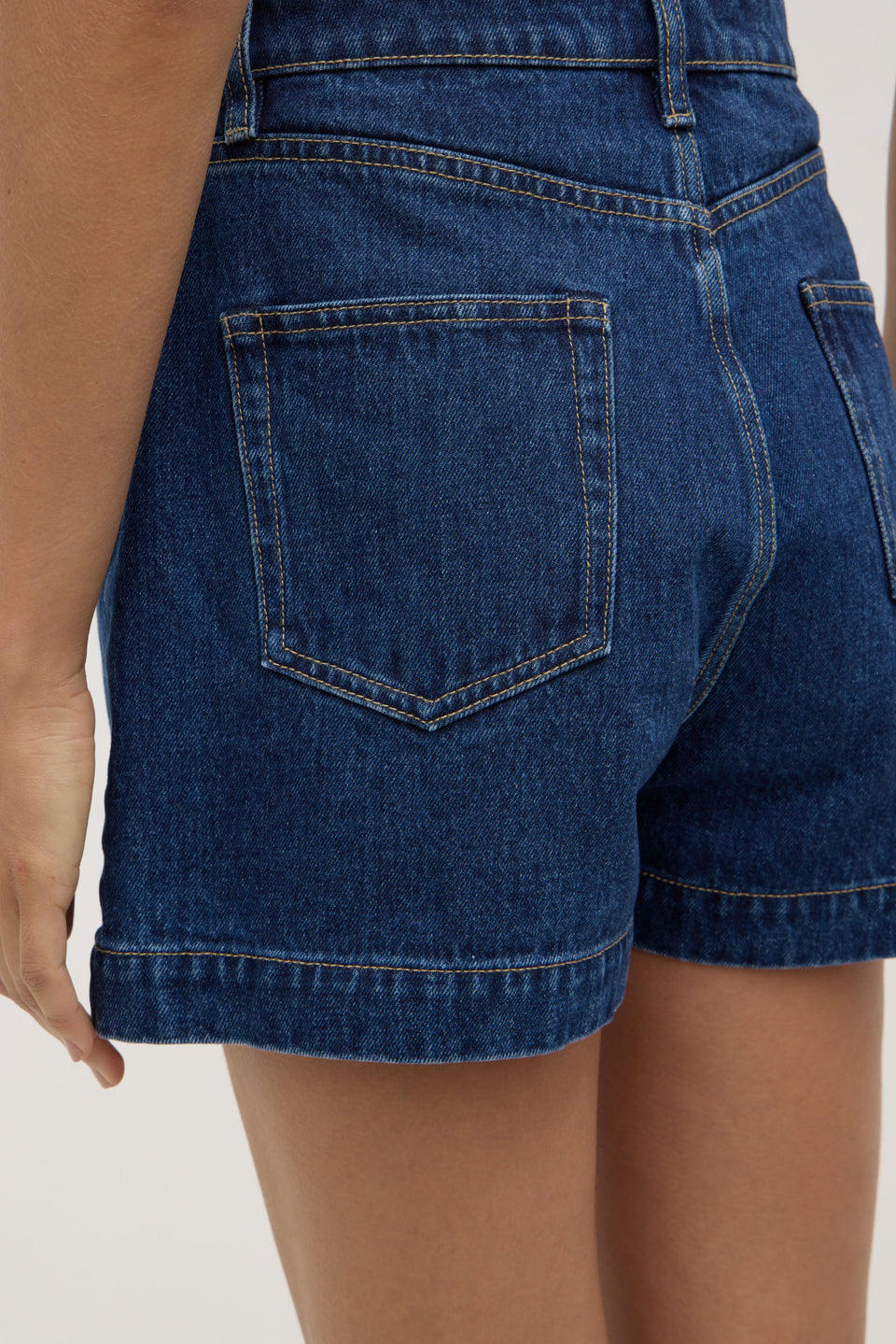 Boxy Denim Short