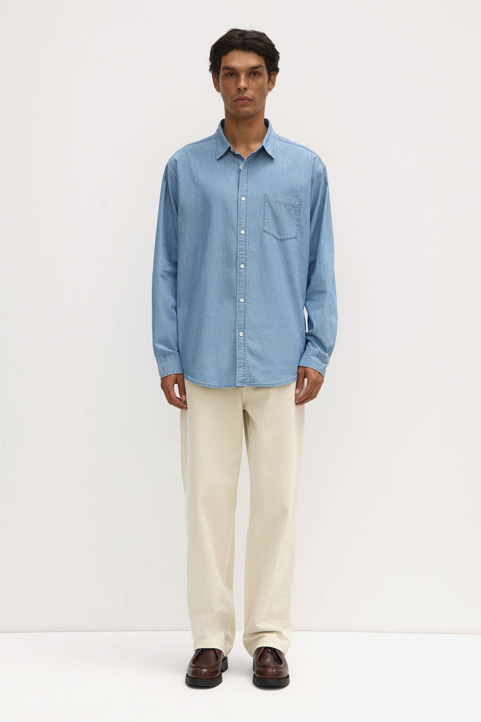 Chambray Long Sleeve Shirt