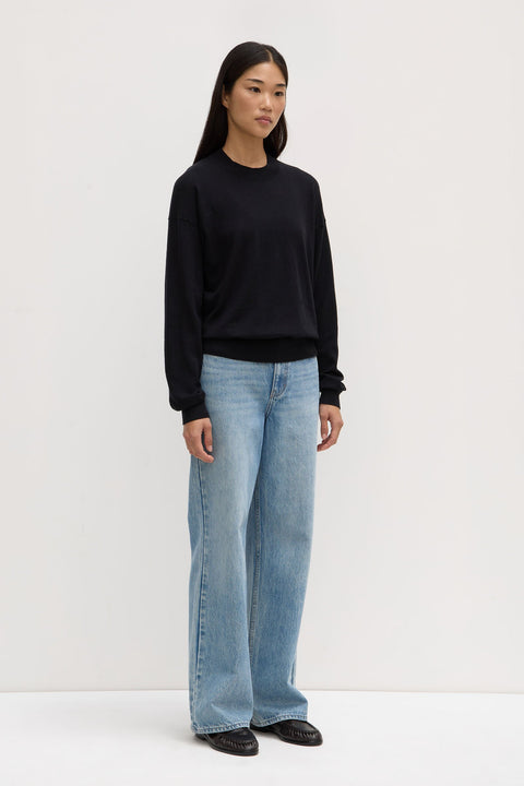 Cotton Cashmere Lounge Sweater