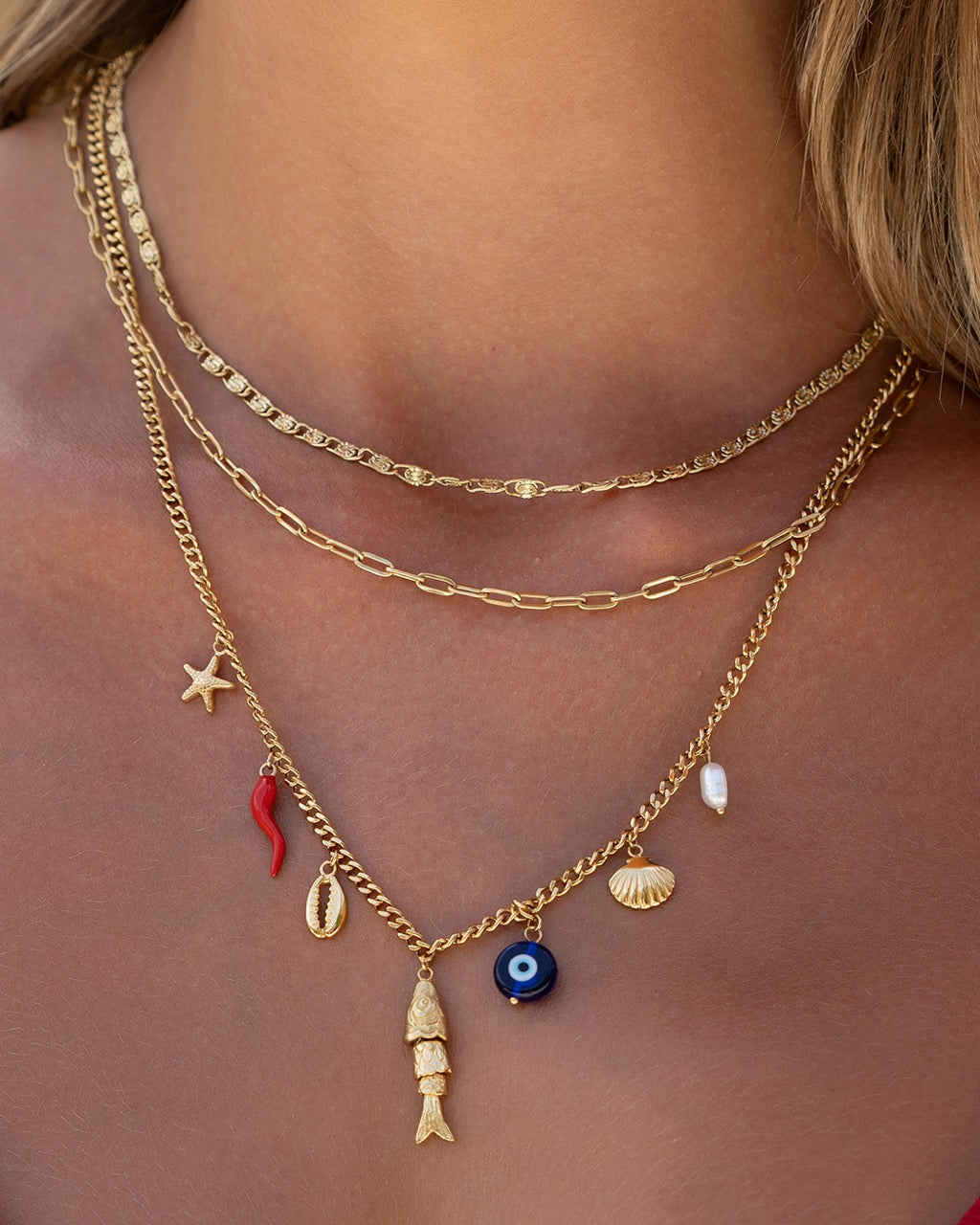 Oceanus Charm Necklace