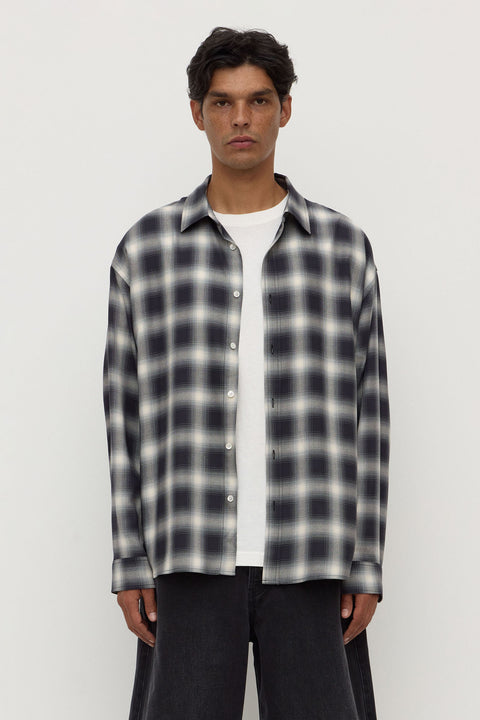 Elio Japanese Check Long Sleeve Shirt