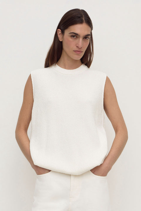 Hannah Cotton Boucle Tank