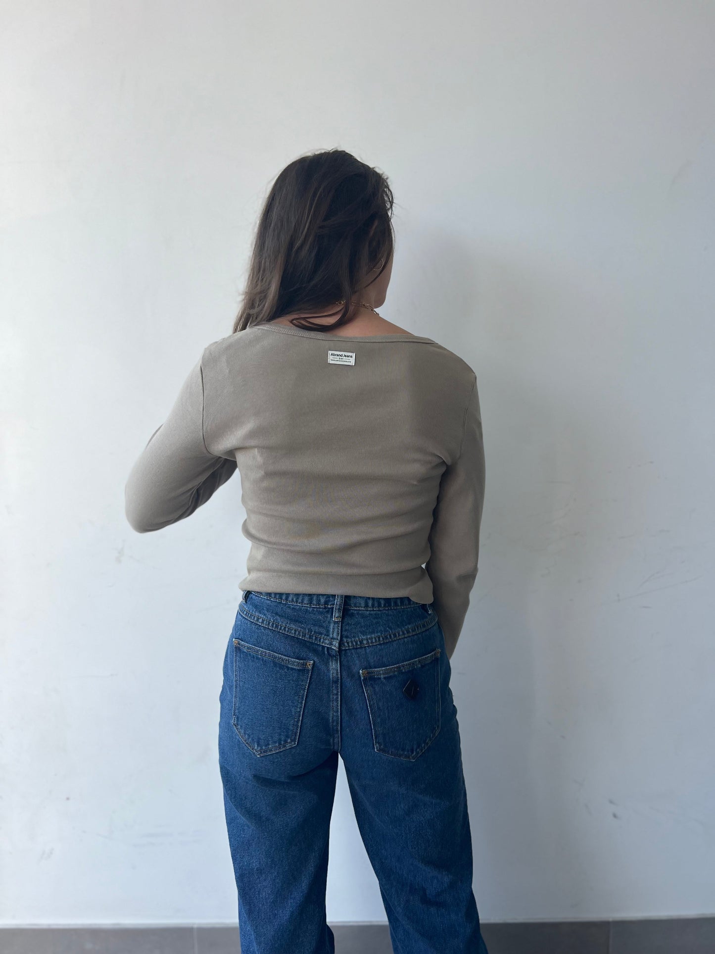 90s Icon LS Scoop Neck Dusty Olive