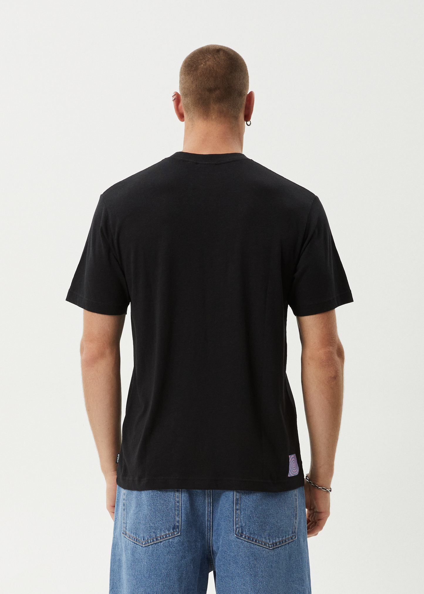 Zen Feeling Hemp Retro Fit Tee Black