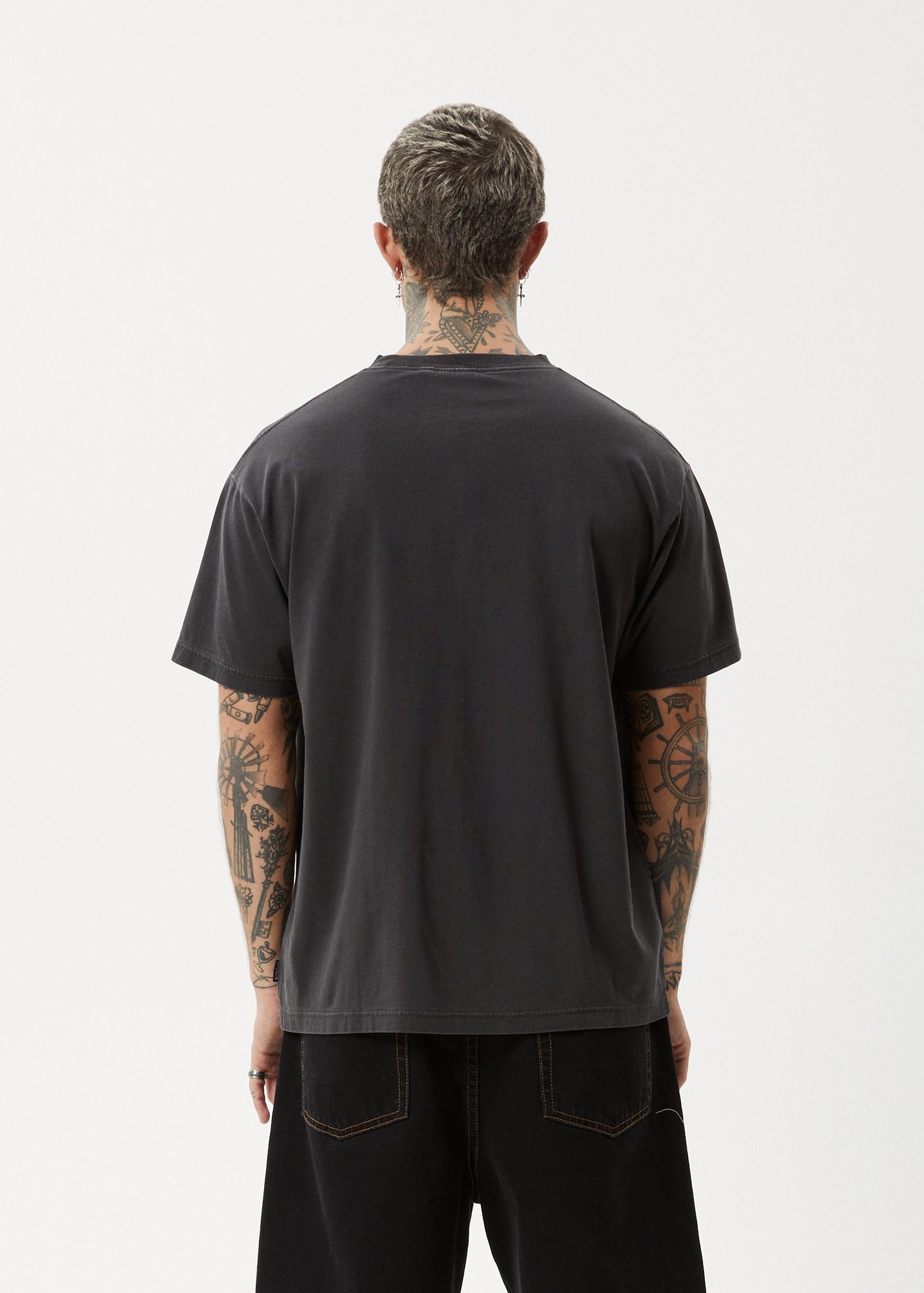 Doom Gen Recycled Boxy Fit Tee Stone Black