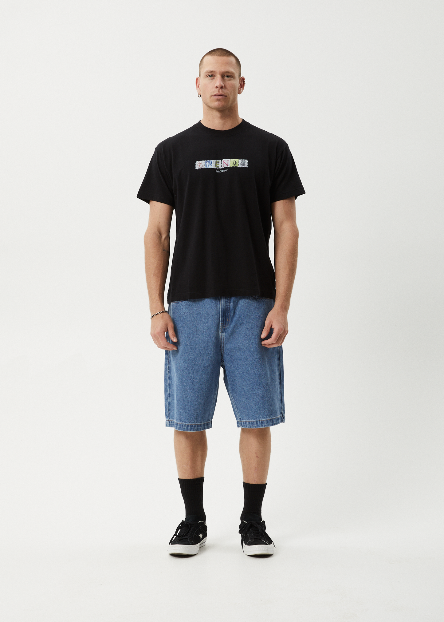 Take A Trip Recycled Boxy Fit Tee Black