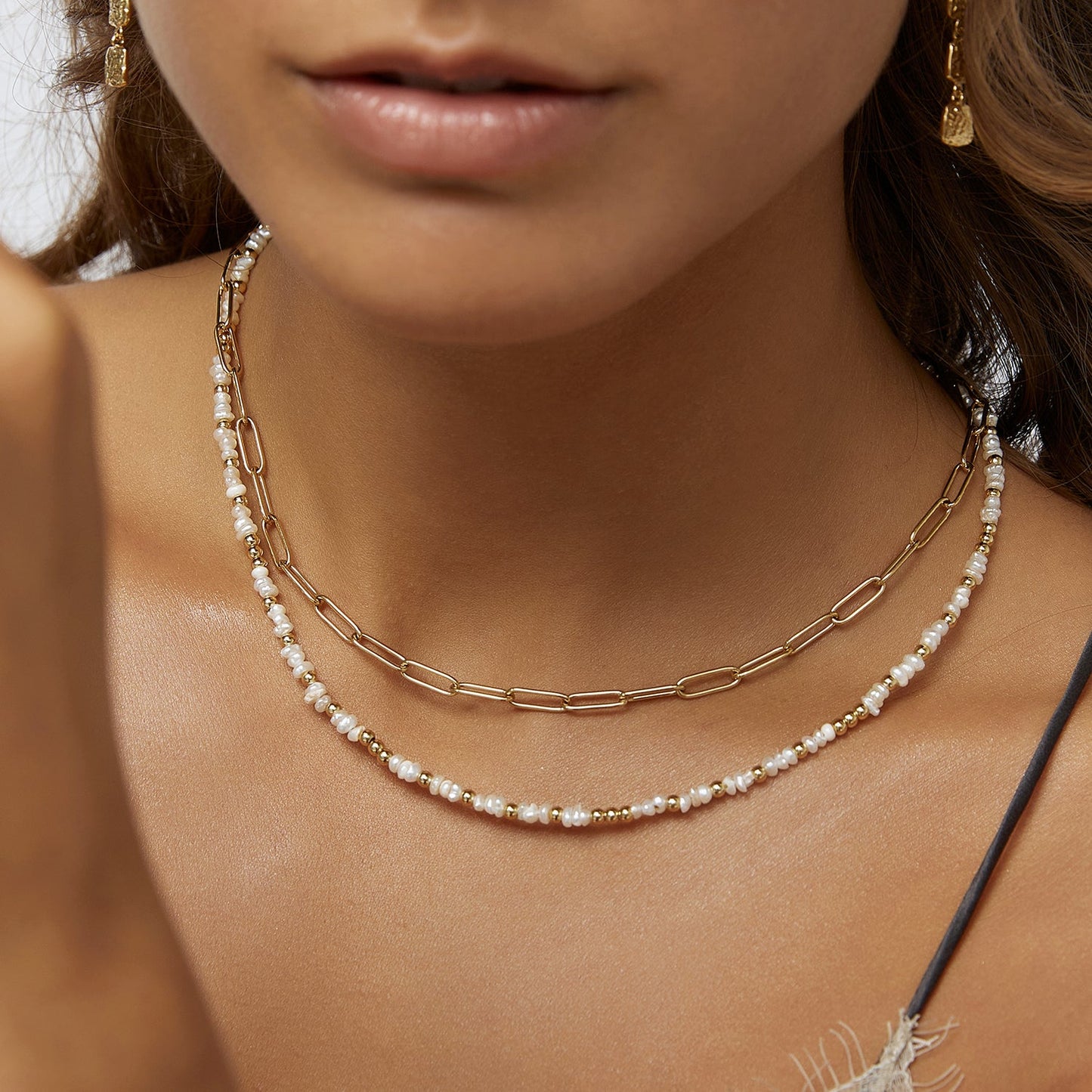 Valencia Gold Stacking Chain - Short