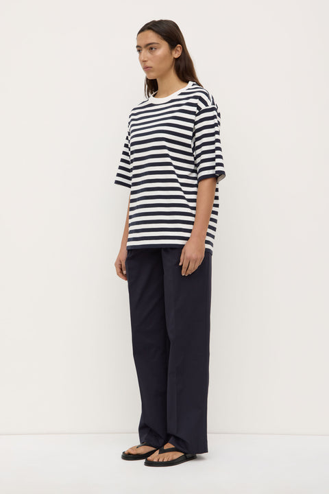 Monte Stripe Cotton Short Sleeve