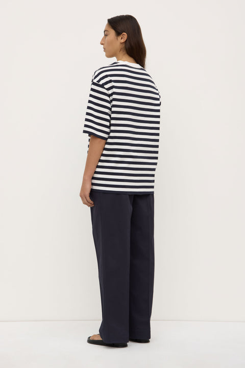 Monte Stripe Cotton Short Sleeve