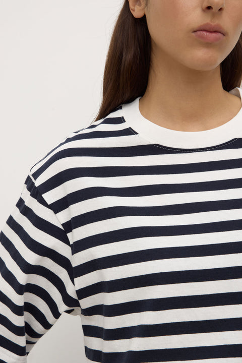 Monte Stripe Cotton Short Sleeve