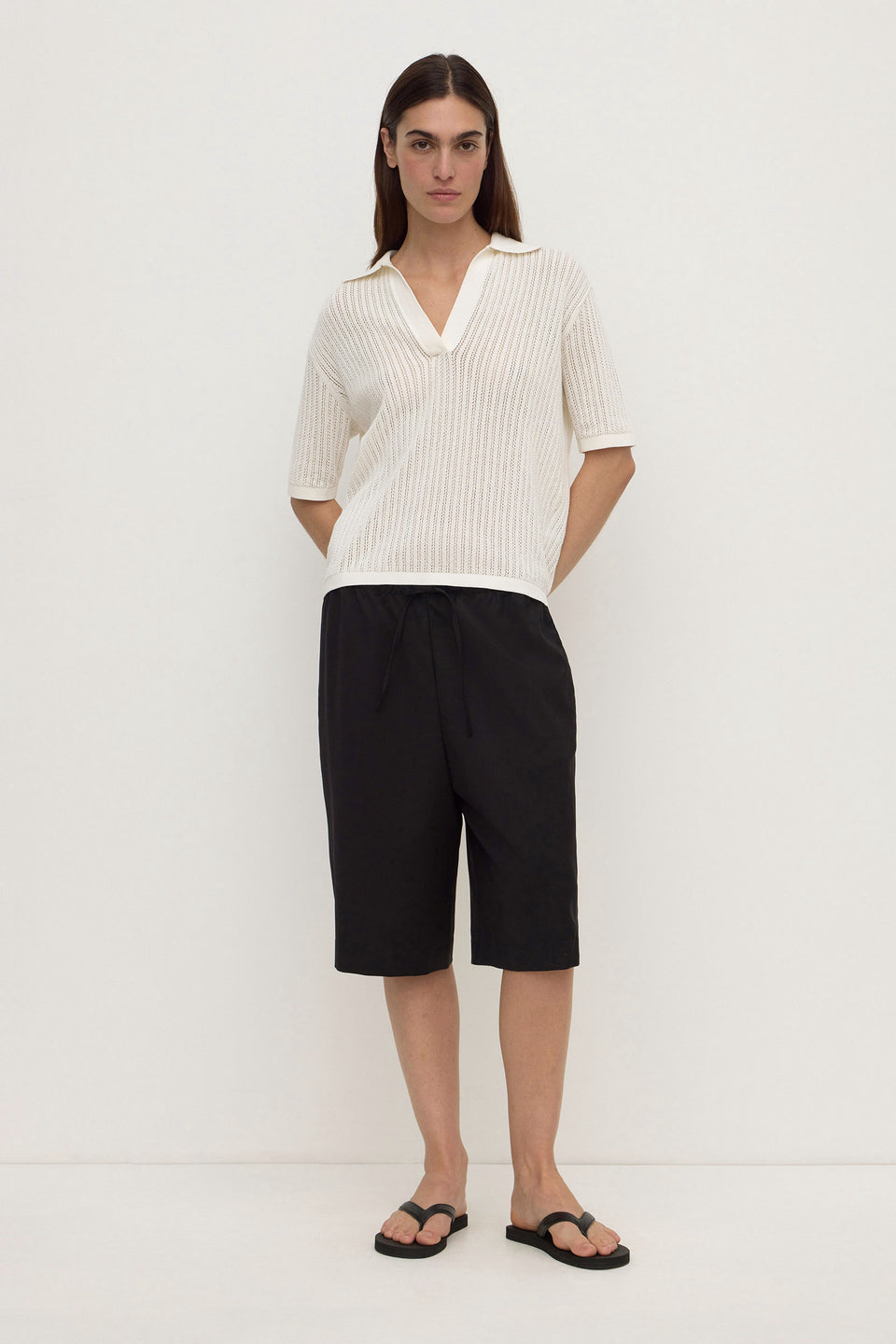 Nina Cotton Knit Polo
