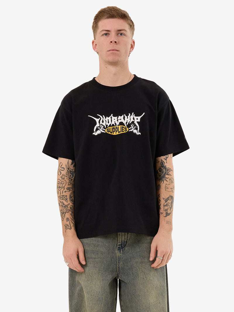 Messenger Tee Black
