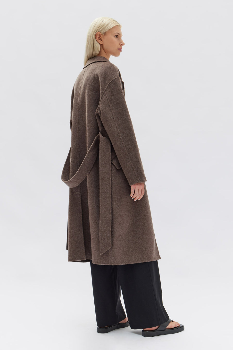 Sadie Single Breasted Wool Coat