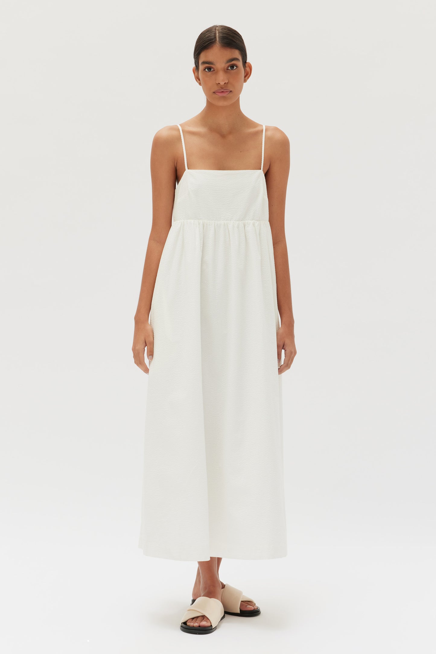 Seraphina Seersucker Dress