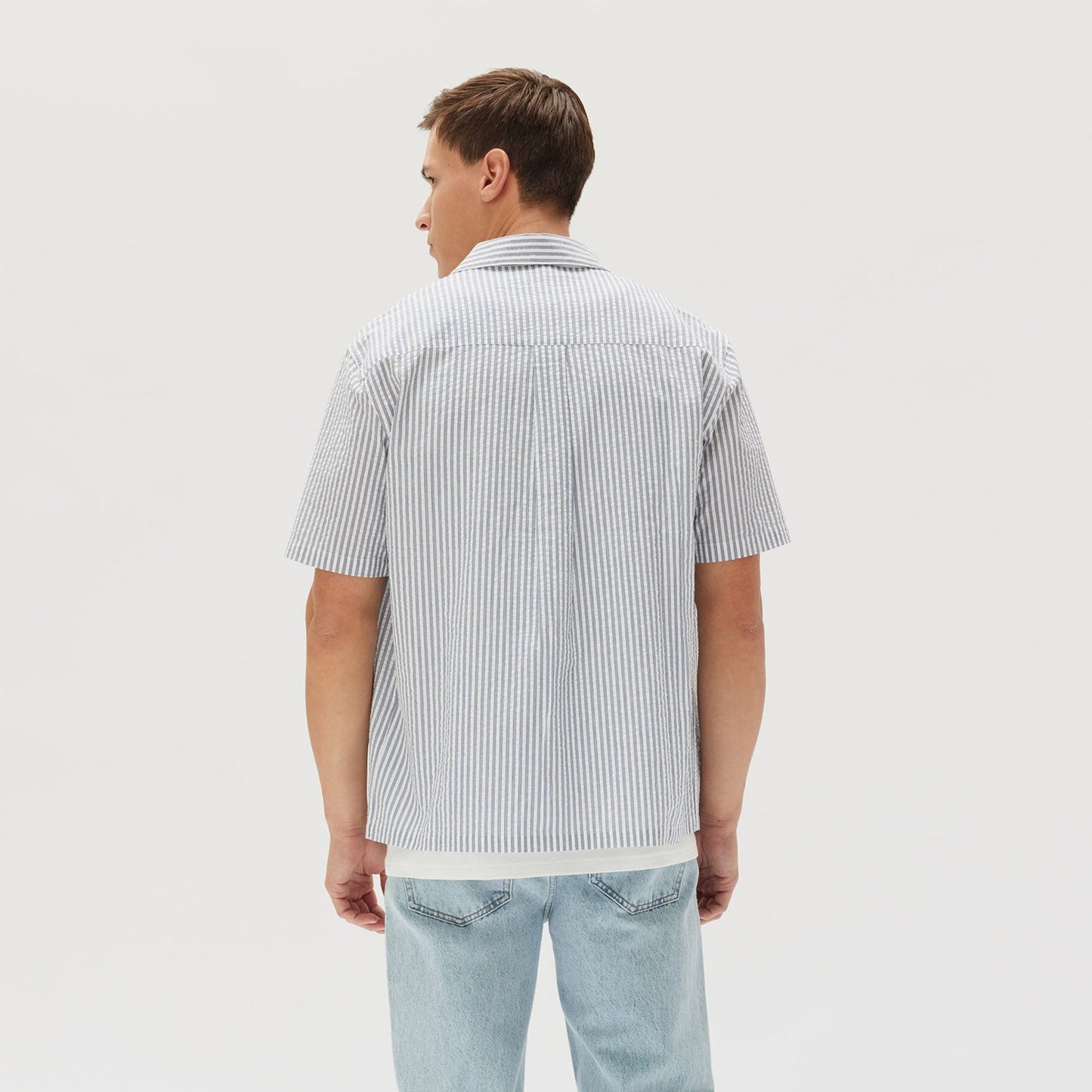 Treble Stripe Short Sleeve Shirt