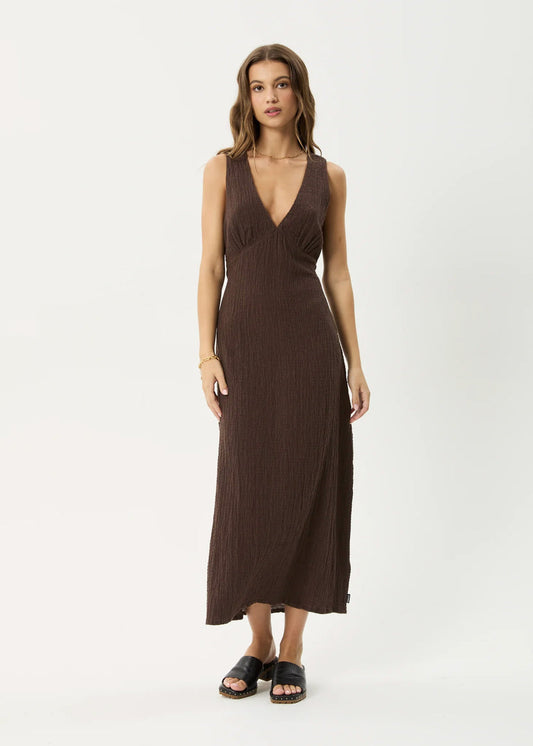 Focus Tully Seersucker Maxi Dress