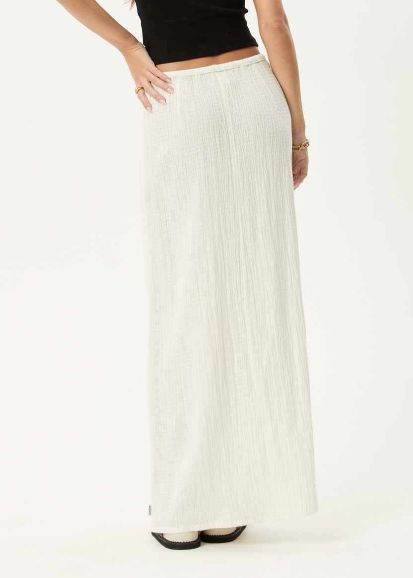 Focus Seersucker Maxi Skirt