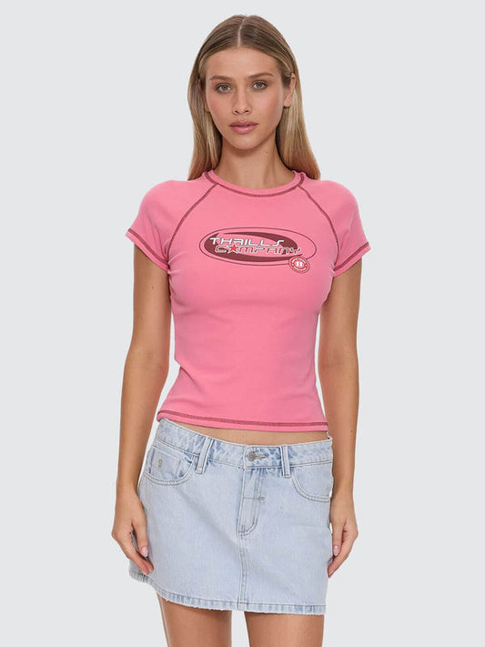 Track Records Raglan Club Tee