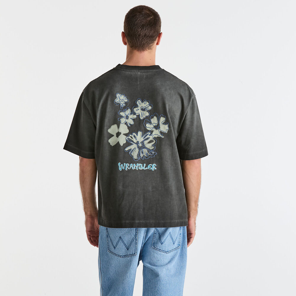 Floral Fade Boxcar Tee