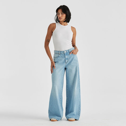 Mid Stevie Jeans Set Time Blue