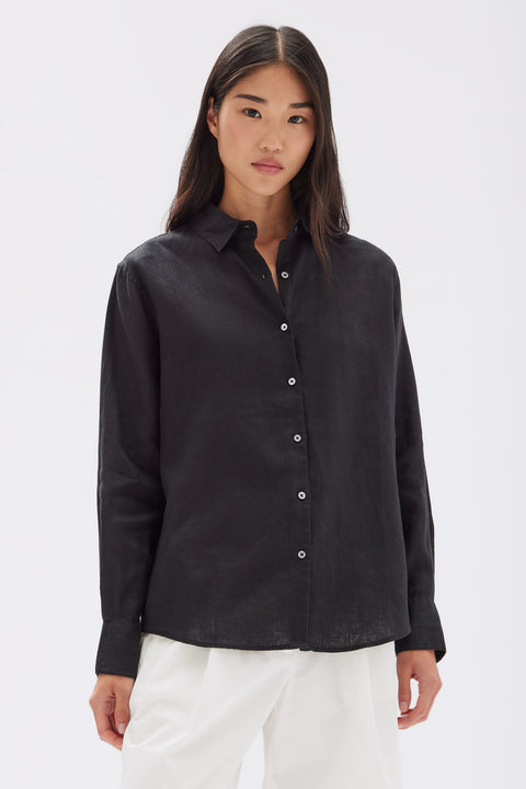 Xander Long Sleeve Shirt Black