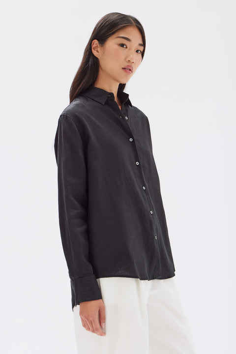 Xander Long Sleeve Shirt Black