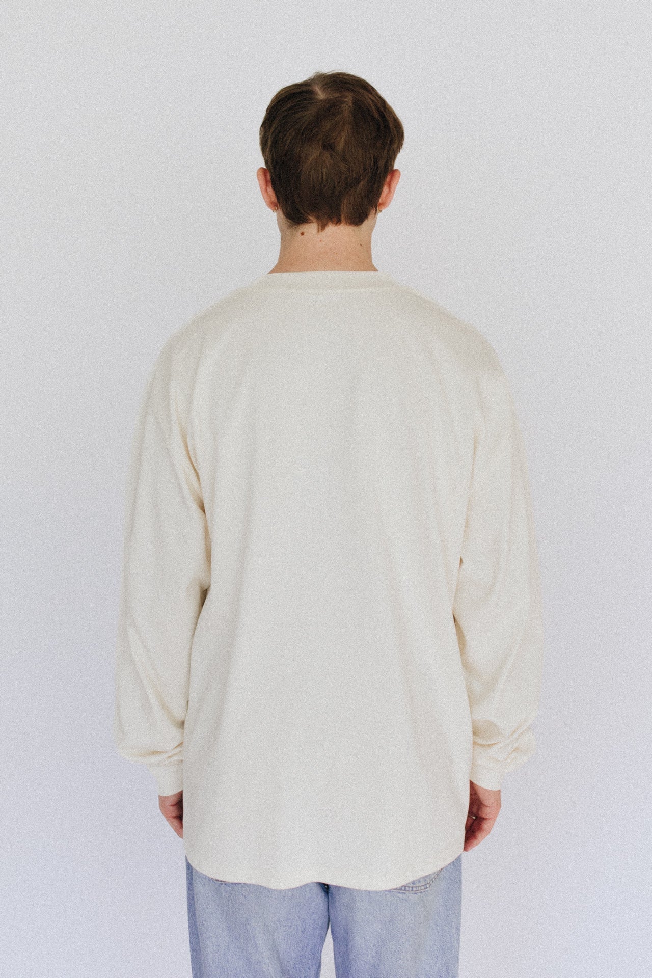 The Boyfriend Tee L/S Ecru