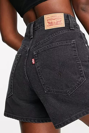High-Waisted Mom Shorts