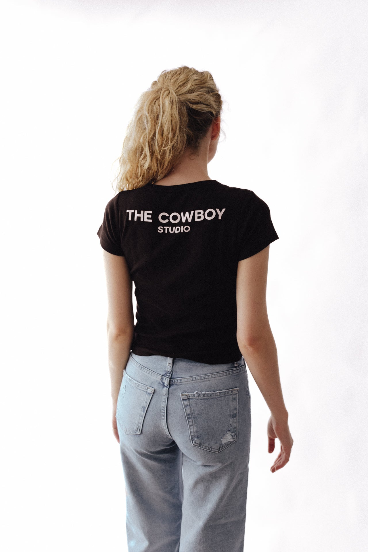 The Baby Tee - Black/White