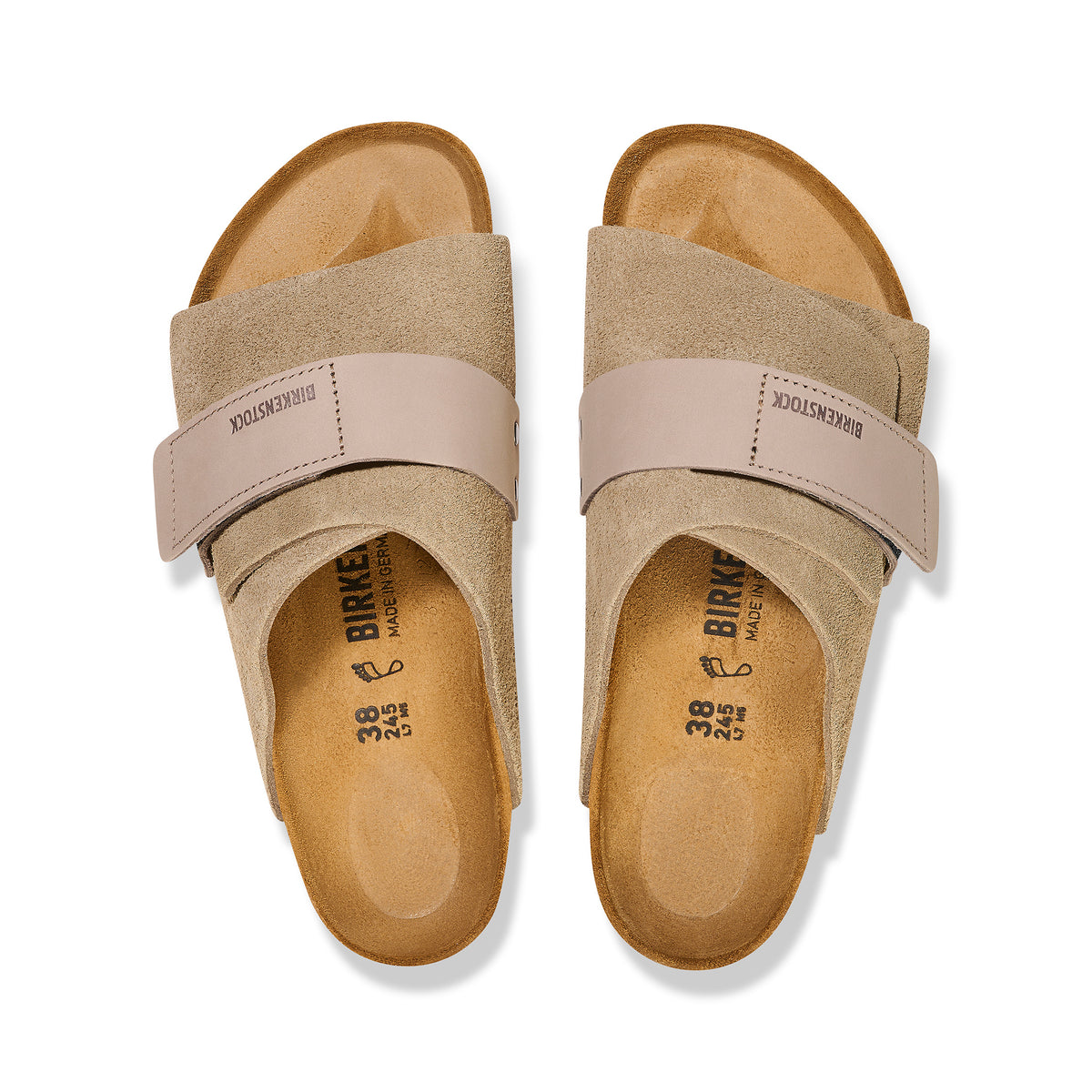Kyoto Taupe Suede/Nubuck Leather Regular
