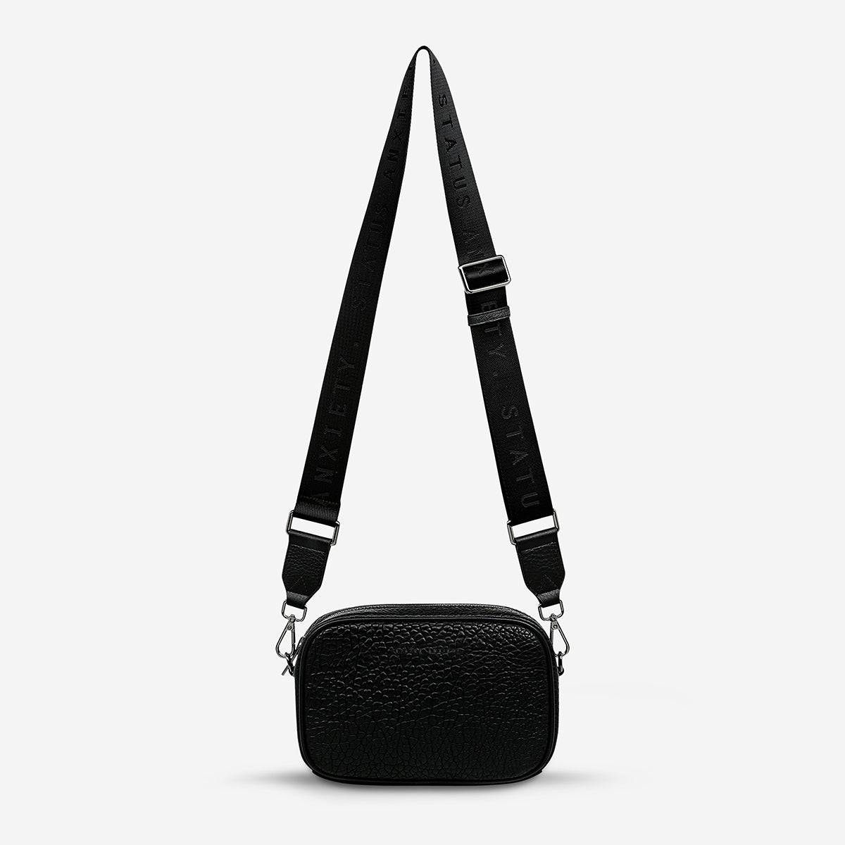 Plunder with Webbed Strap - Black Bubble