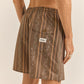 Paisley Stripe Beach Short Tobacco