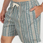 Paisley Stripe Beach Short