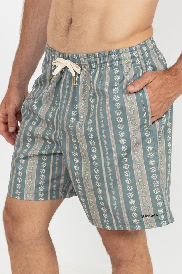 Paisley Stripe Beach Short