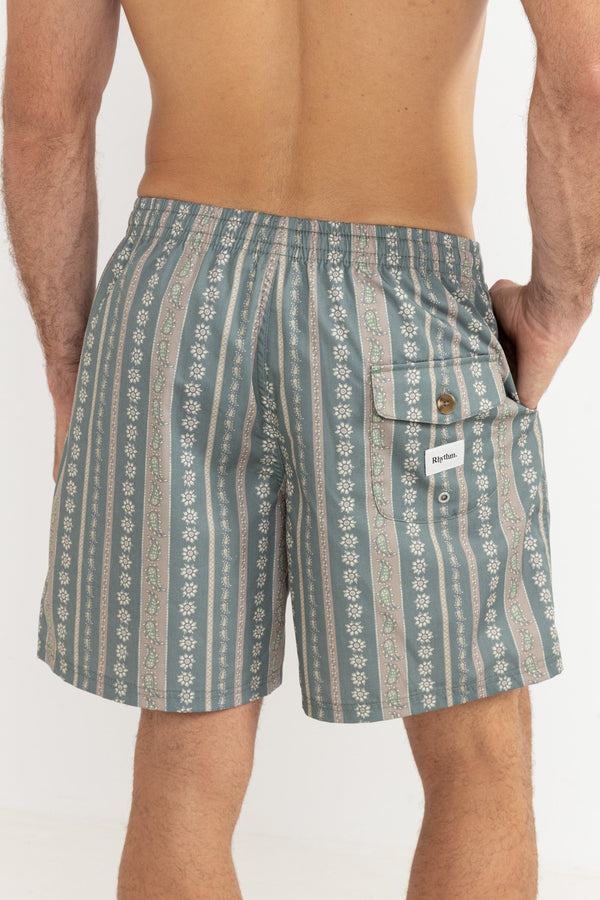 Paisley Stripe Beach Short