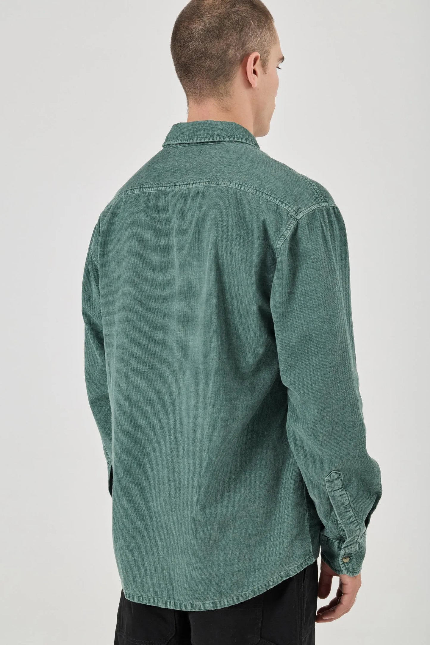 Grid Cord LS Shirt
