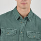 Grid Cord LS Shirt