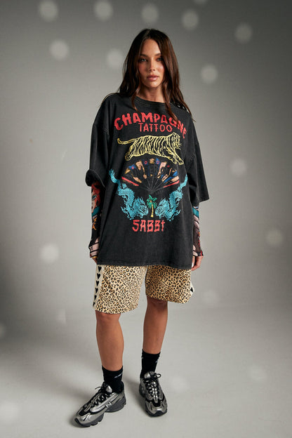The Champagne Tattoo Tee