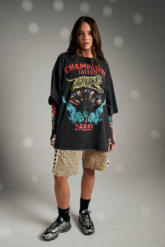 The Champagne Tattoo Tee